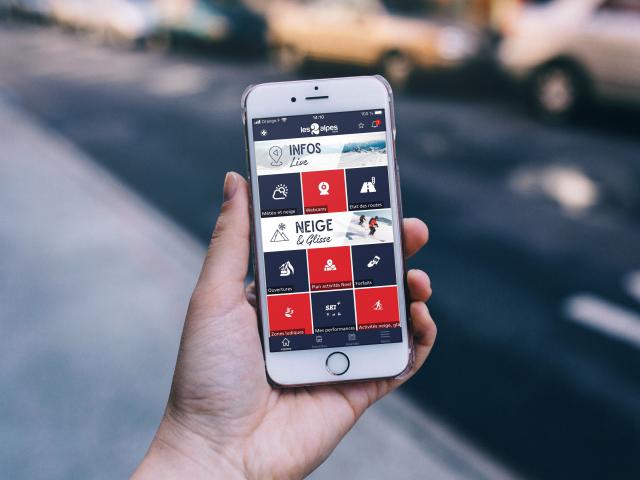 Application les 2 alpes mobile